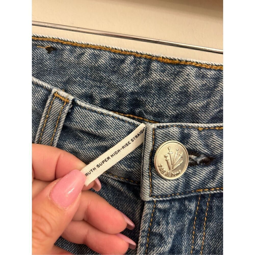 rag & bone Ruth super High-rise Straight size 2 - Picture 4 of 9